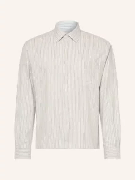 Košile Deon Comfort Fit černošedá / režná / tmavě modrá