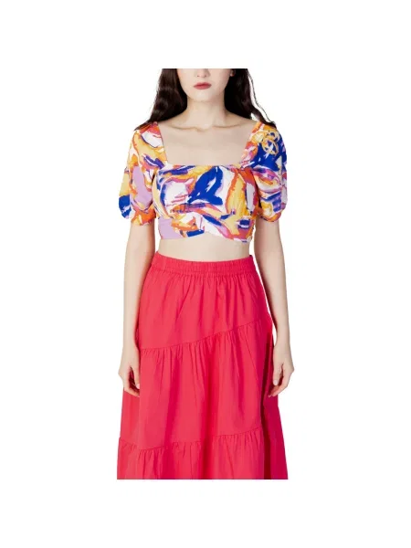 Top Only scurt albastru