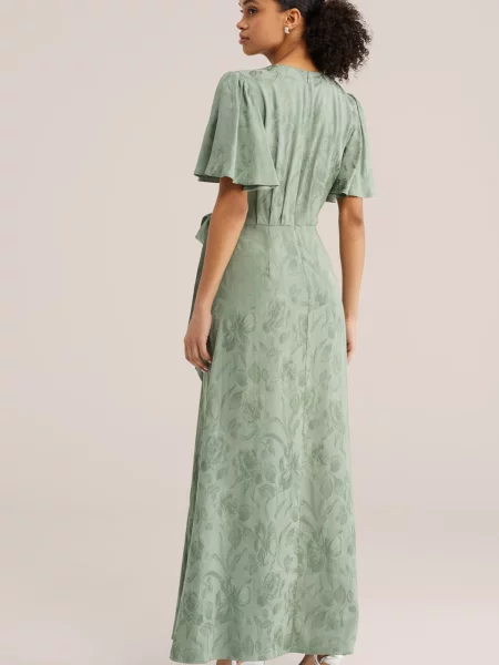 WE Fashion Obleka svetlo zelena