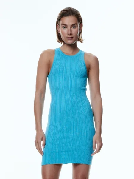EDITED Rochie tricotat Laurentia Knit' albastru