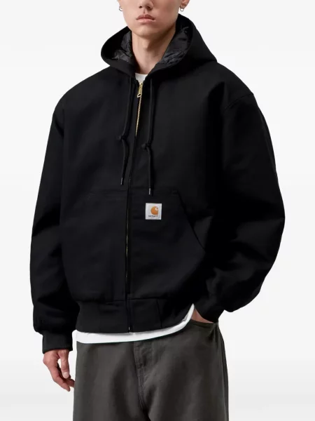 Geacă Carhartt Wip cu glugă negru
