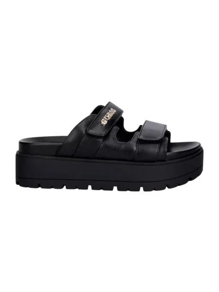 Guess klapki FAXON czarne