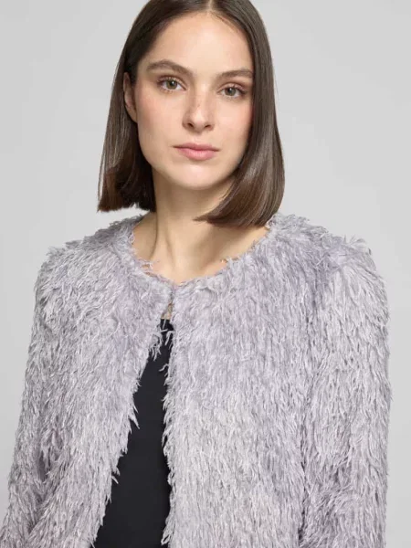 Kurtka o krótkim kroju z pierzem Christian Berg Woman Selection