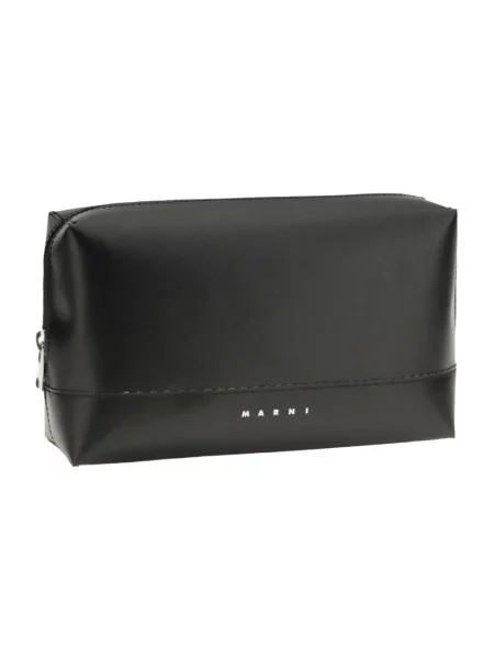 Torba crossbody Marni skórzana czarna