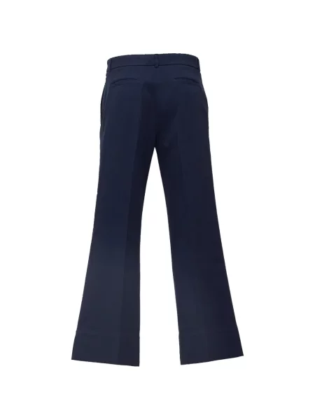 Pantaloni Ql2 evazate albastru