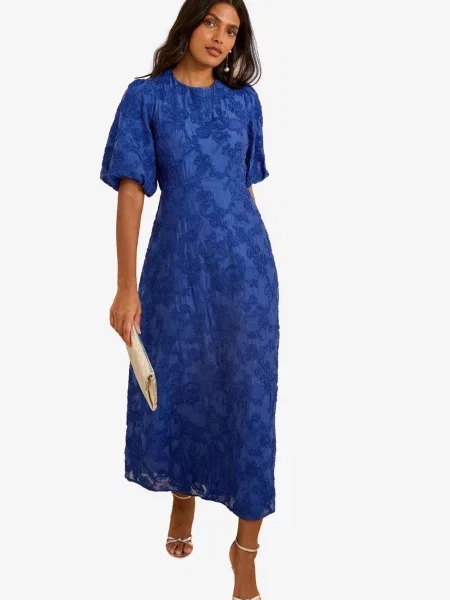 Love & roses Rochie ultramarin albastru