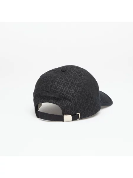 Шапка с козирка Calvin Klein Emblem Print W Leather Patch Cap черен