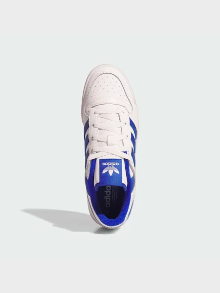 Кожаные кроссовки Adidas Forum белые