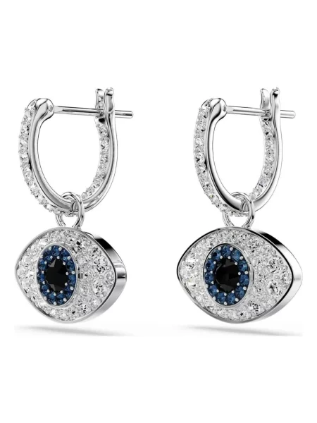 Kolczyki Swarovski szare
