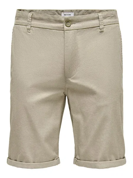 Only & Sons Pantaloni eleganți PETER DOBBY taupe gri