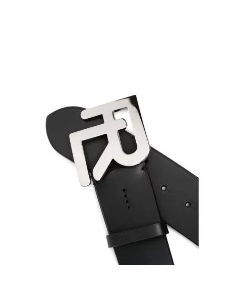Pasek Ralph Lauren z logo czarny