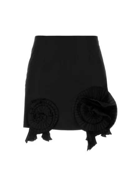 Spódnica mini Blumarine z falbankami czarna