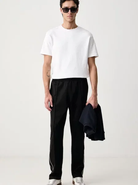 Lacoste pantaloni de trening pentru bărbați cu negru