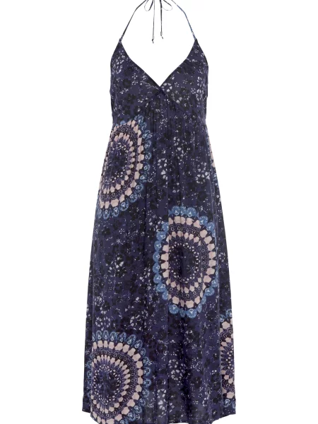 LASCANA Rochie albastru / albastru marin / roz negru