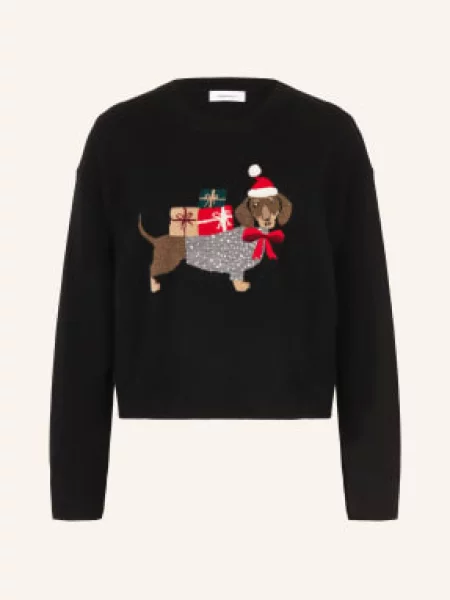 Darling Harbour Sweter schwarz czarny