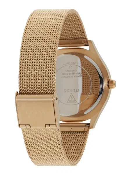 GUESS Ceas analogic GLITZ PLAQUE auriu roz