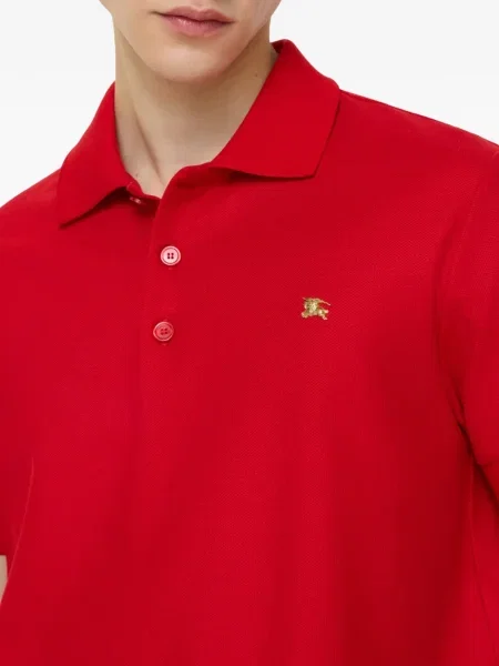 Tricou polo Burberry roșu