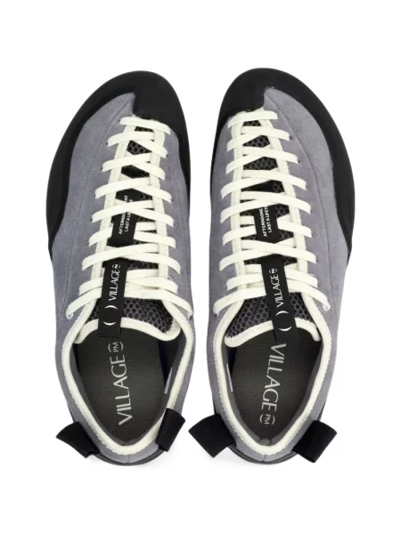 Sneakerși Village Pm din piele de căprioară gri