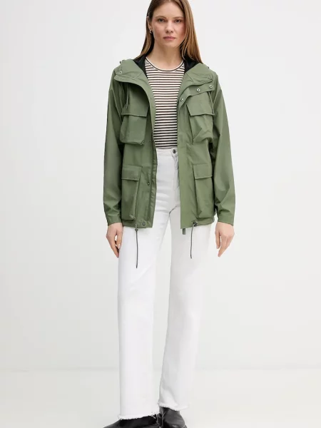 Rains kurtka przeciwdeszczowa Pocket Jacket W3 zielona