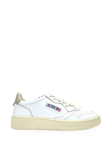 Sneakerși Autry din piele alb