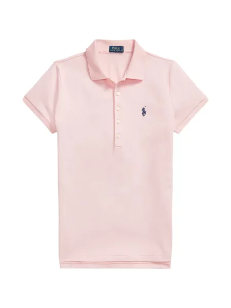 Хавлиени препасан карирана риза Polo Ralph Lauren синьо