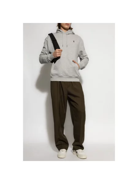 Bluza Ami Paris z logo szara