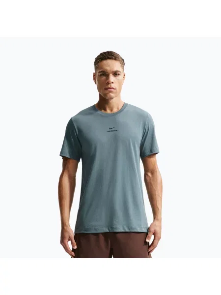 Tricou de antrenament bărbați Nike Pro Dri-Fit mineral slate/black negru