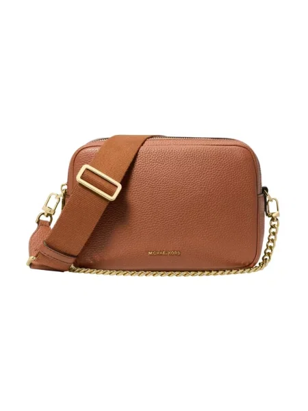Torebka crossbody Michael Kors skórzana brązowa