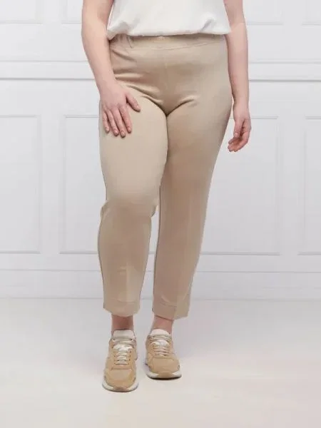 Persona by Marina Rinaldi Pantaloni de trening OLIO Plus size bej