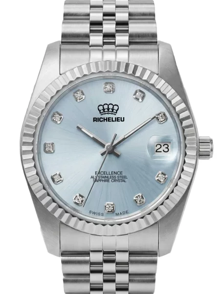 Ceas Richelieu Swiss clasic albastru