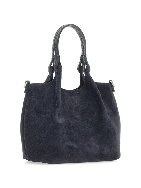 Τσάντα shopper Gianni Chiarini σουέτ μπλε