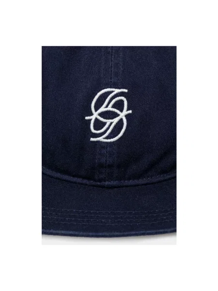 Drôle de Monsieur czapka z daszkiem La Casquette D Miroir granatowy z aplikacją niebieska