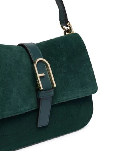 Torbica Furla Flow Mini Top Handle CN Tamno zelena