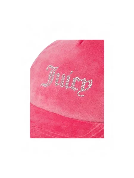 Czapka z daszkiem Juicy Couture różowa