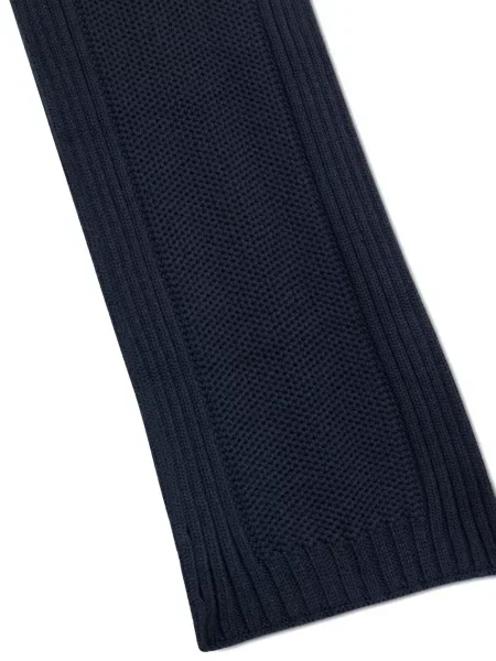 Fular Moorer tricotate chunky albastru