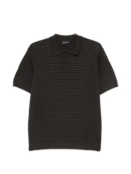 Polokošeľa Emporio Armani sivá