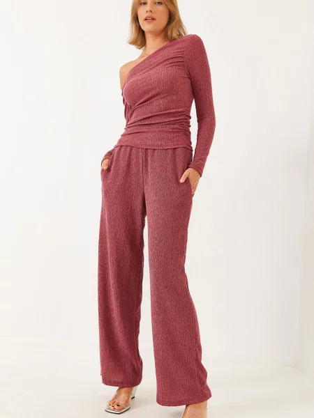 Bianco Lucci Pulover închis roz