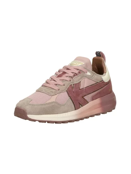 Sneakersy Kaotiko skórzane różowe
