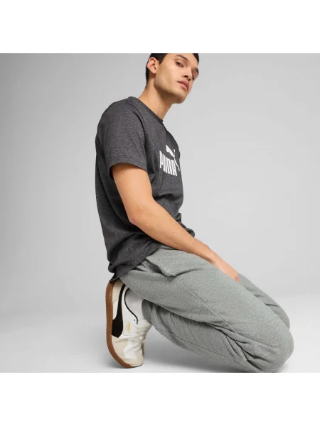 Pantaloni sport Puma cu autograf gri