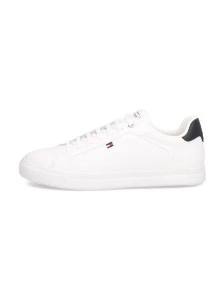 Kožené tenisky Tommy Hilfiger bílé