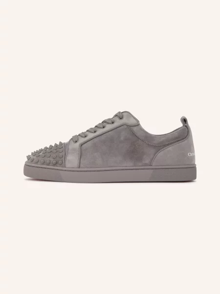 Christian Louboutin Sneakersy Louis Junior Z Nitami grau szare