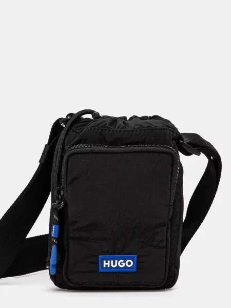 Чанта през рамо Hugo Blue черно