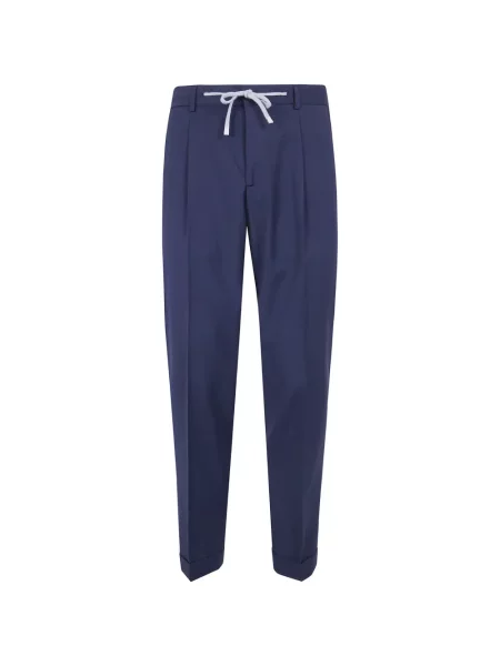 Șnur de strângere pantaloni Barba plisate albastru