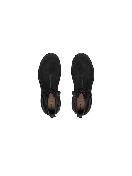 Bokacsizma Geox D Plummery 22 fekete