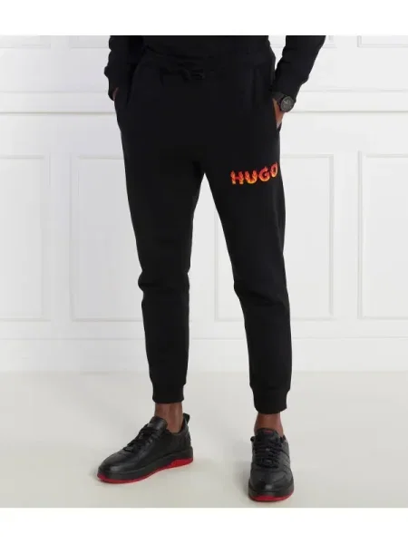 HUGO Pantaloni de trening Drada negru