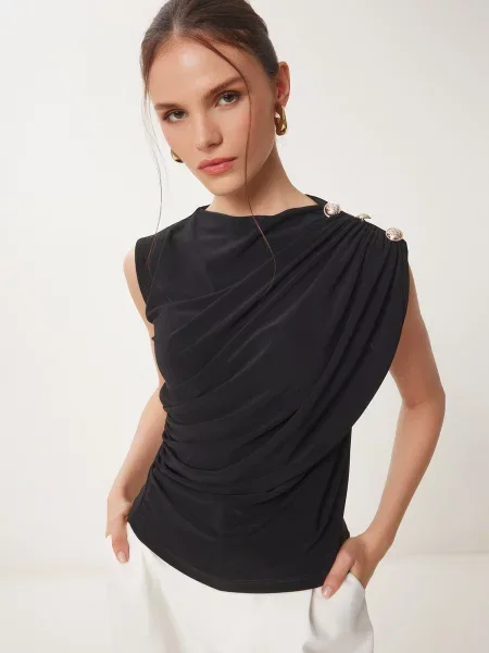 Happiness İstanbul Bluză negru