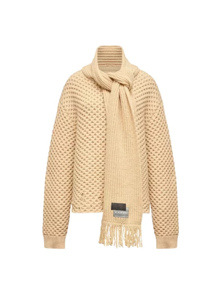 Sweter Mm6 Maison Margiela beżowy