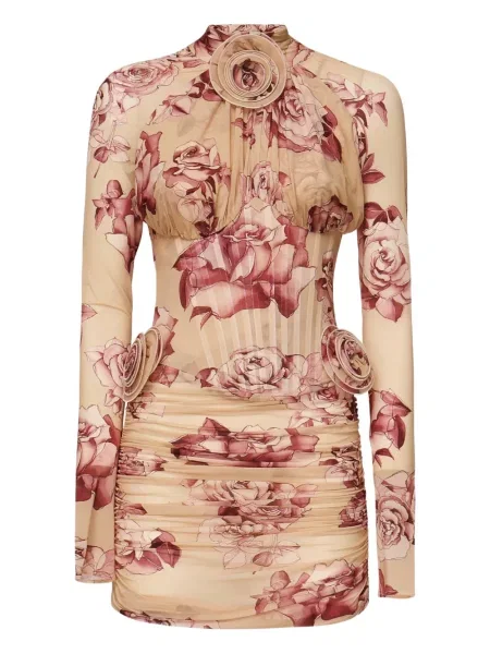 Rochie mini Magda Butrym cu imagine roz