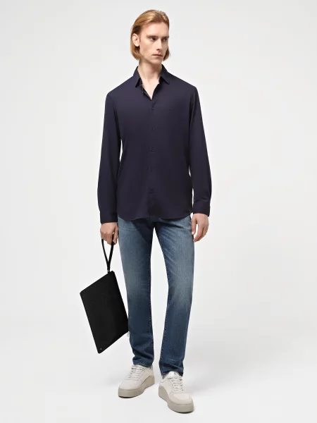 Рубашка Armani Exchange синяя