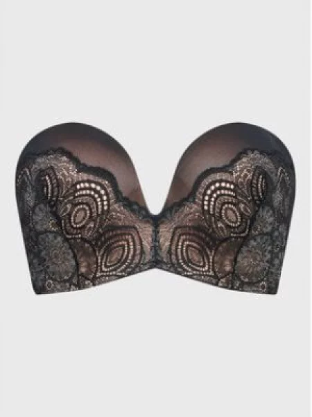 Wonderbra Бюстгальтер бардотка чорний